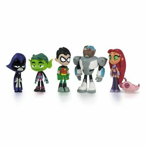 Teen Titans Go Deluxe Six Pack 6 Mini Figure set. New. Free Ship Mint In Box - Image 2 of 4