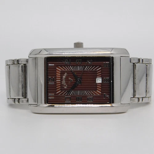 Callaway Golf CY-2096 St. Steel Quartz Analog Men's Watch Sz. 6 3/4" New Battery