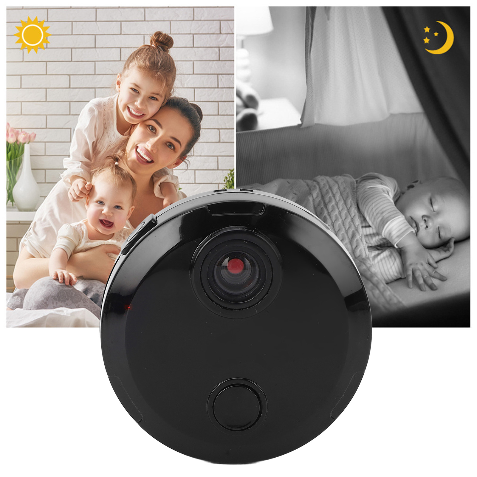 Security Camera 4K 1080P AI Motion Detection 140° Wide Angle WiFi Wireless New-image