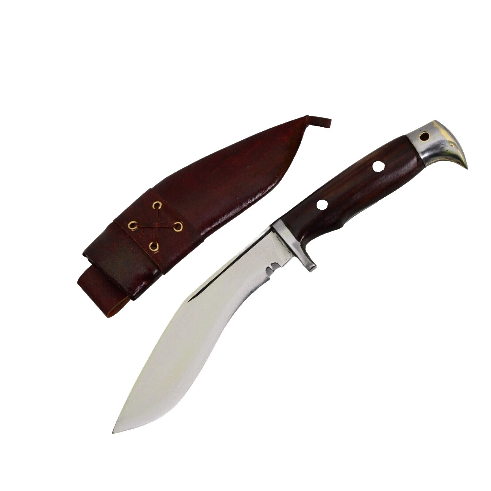 Mango de madera personalizado modernos de colección y cuchillos de hoja fija hechos a mano