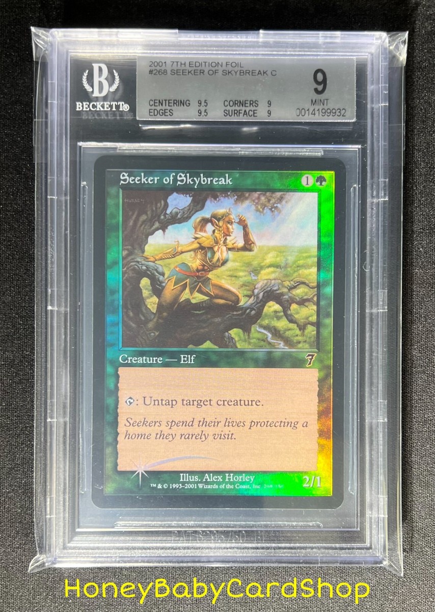 MTG Seventh Edition Foil 2001 Seeker of Skybreak BGS 9.0Q++