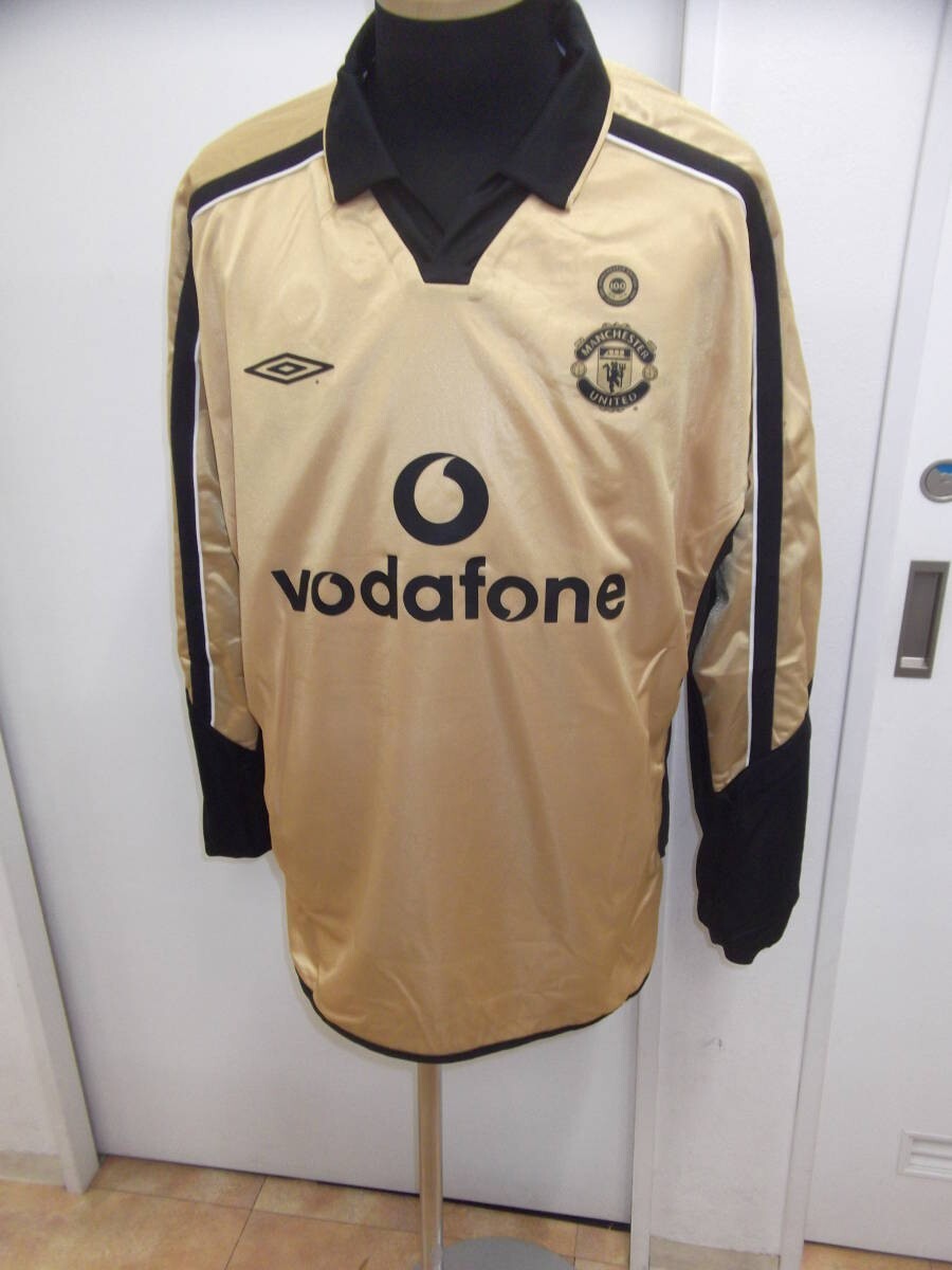 ウェア Manchester United 100th Anniversary DEAD STOCK】00'S UMBRO MANCHESTER UNITED 100TH