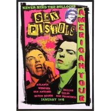 Sex Pistols American Tour 13" X 19" Reproduction Concert Poster