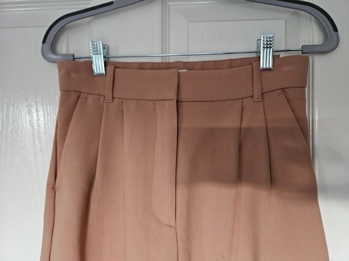 Abercrombie & Fitch Sloane Tailored Trousers Tan Light Brown - Size 27 Long NWT - Picture 2 of 7