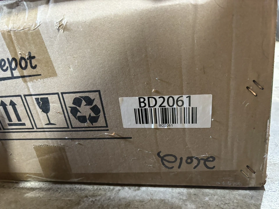 BD2061 20” Indoor 4-Light Square Brushed Nickel Ceiling Fan Oaks Aura Bella Depo - Image 4 of 4