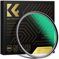 K F Concept NANO-X UV Filter 0.1 Ultra-low Reflection, 37mm/49mm/67mm/77mm/95mm