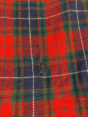 Pendleton Vintage Wool Pants Tartan Plaid 33 waist 31 inseam Mens Flaws - Picture 5 of 12