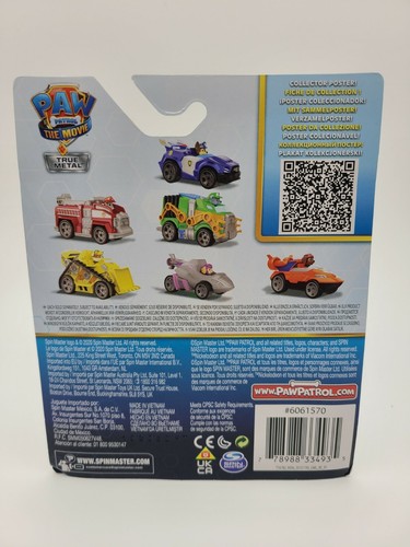 Paw Patrol The Movie Marshall Red Fire Truck True Metal Toy Car Vehicle NEW - Picture 4 of 4