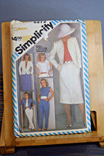 SIMPLICITY 6272 Size 20 Miss Pants Slim Skirt Lined Jacket Top Pattern UNCUT