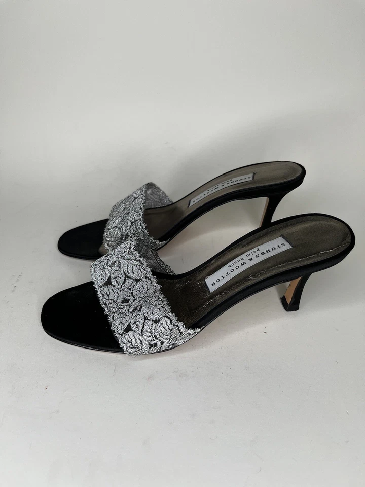 sandalias stubbs & wootton toboganes mujer talla 7B excelente estado  Foto 4 de 4