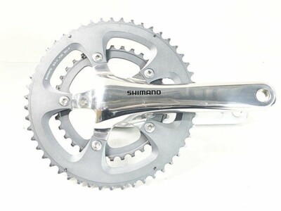 SHIMANO FC-R700 CRANKSET 50×34 165 Shimano FC-R700 50-34T Compact Crank 10-Speed Road 175mm+