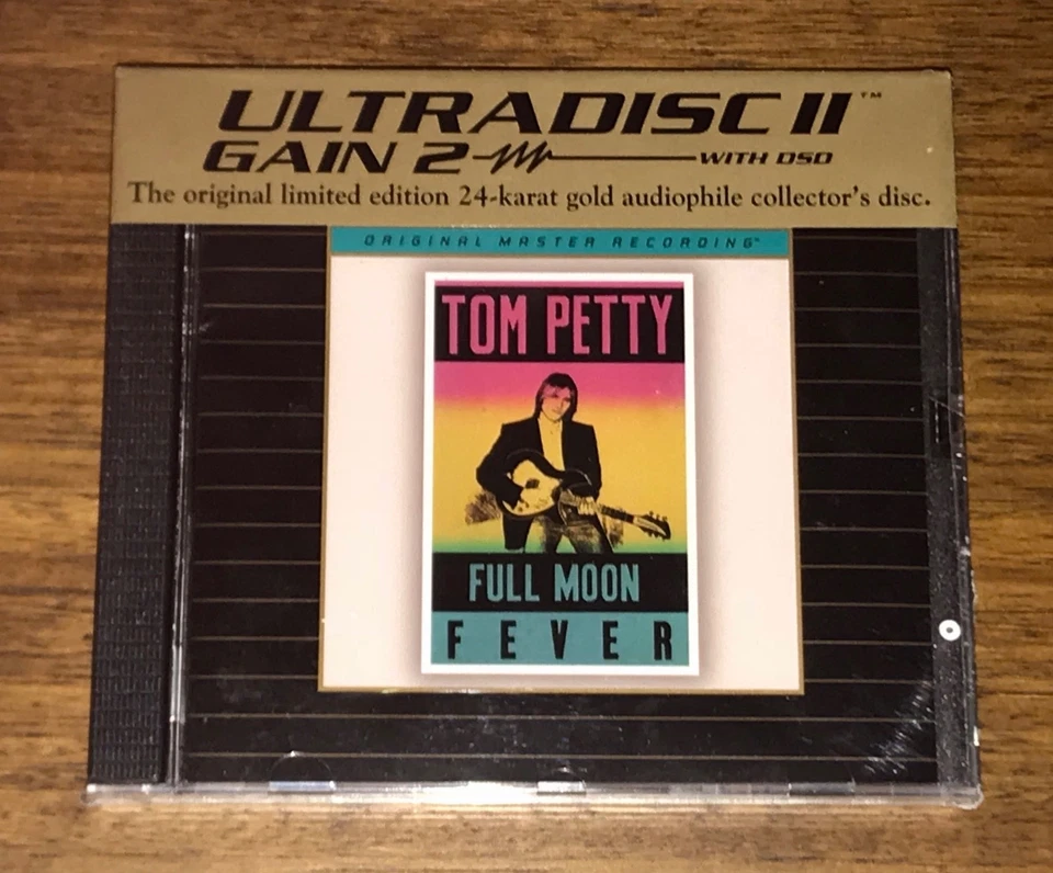TOM PETTY ~ FULL MOON FEVER ~ MFSL ULTRADISC II 24 KARAT GOLD CD ~ STILL SEALED! — 第 2/4 张图片