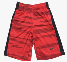Nike Basketball Dri-Fit Shorts Red Black Boys Youth Small