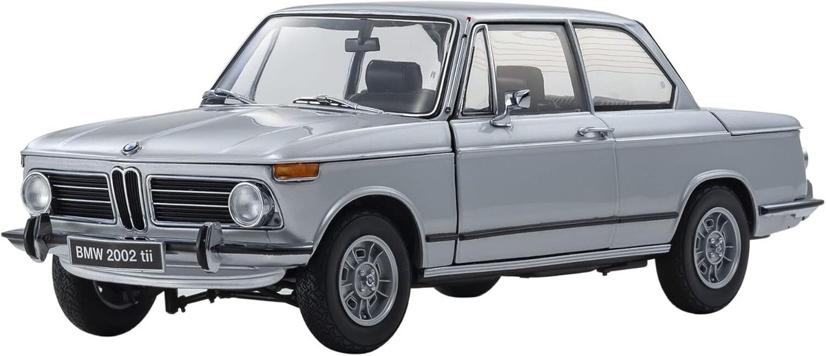 希少になる Kyosho Original 1/18 BMW 2002 tii Silver KY8543S Japan Ver 乗用車
