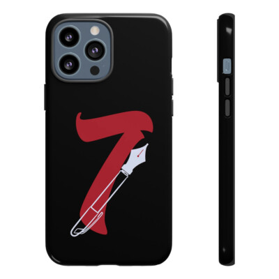 7Artifacts Black Cell Phone Case