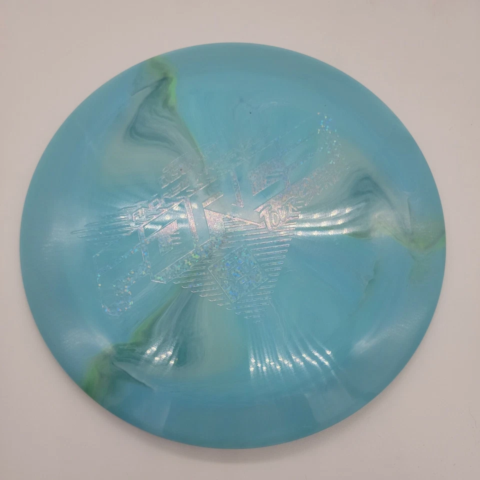 Discraft 2022 Andrew Presnell Tour Series Force - Blue Green Swirl/Ghost Glitter - Image 2 of 3