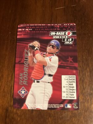 2001 MLB Showdown Ivan Rodriguez Diamond Star Promo Rangers