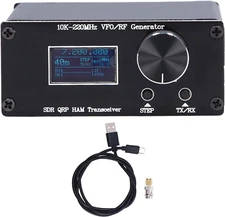 Mobile SDR QRP HF Transceiver VFO Functional Generator with USB Cable 10K‑220Mhz