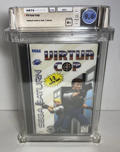 Virtua Cop (Sega Saturn, 1995) WATA 9.4 B+ SEALED