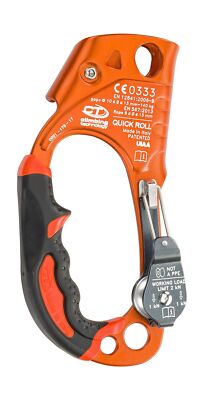 Climbing Technology Quick Roll Ascender, Right Hand, Orange
