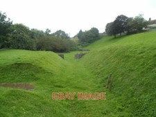 PHOTO  REMAINS OF A ROMAN AMPHITHEATRE CARMARTHEN EXCAVATED IN 1968 THIS IS ONE