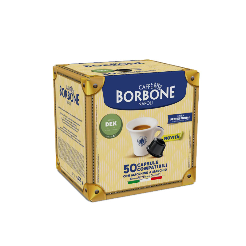 Stock 630 Capsule Borbone DEK compatibili Dolce Gusto | Prezzo Ingrosso