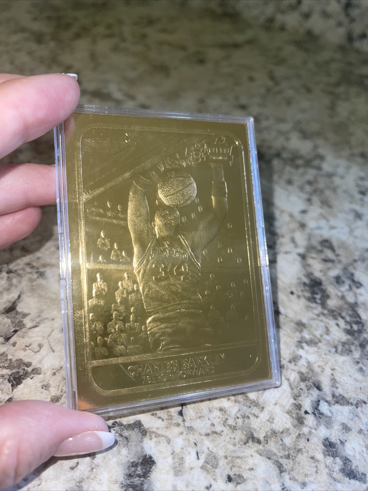 Charles Barkley 1996-97 Fleer Premier 23KT GOLD CARD #02880 OF 10,000