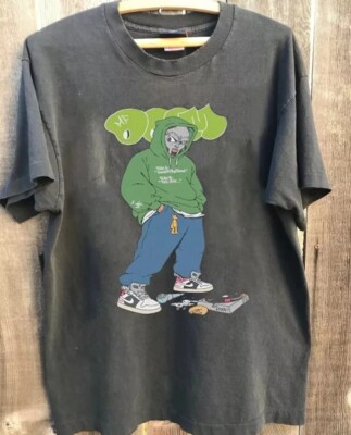 MF DOOM T Shirt Hip Hop Rap Graphic Charcoal Unisex Tee