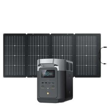 Ecoflow Delta 2 +  (2) 220w Portable Solar Panel
