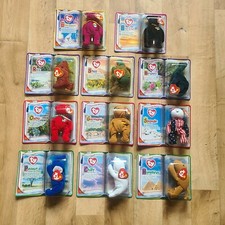 TY Teenie Beanie Babies Complete McDonalds Legends Collection 2000 NIB
