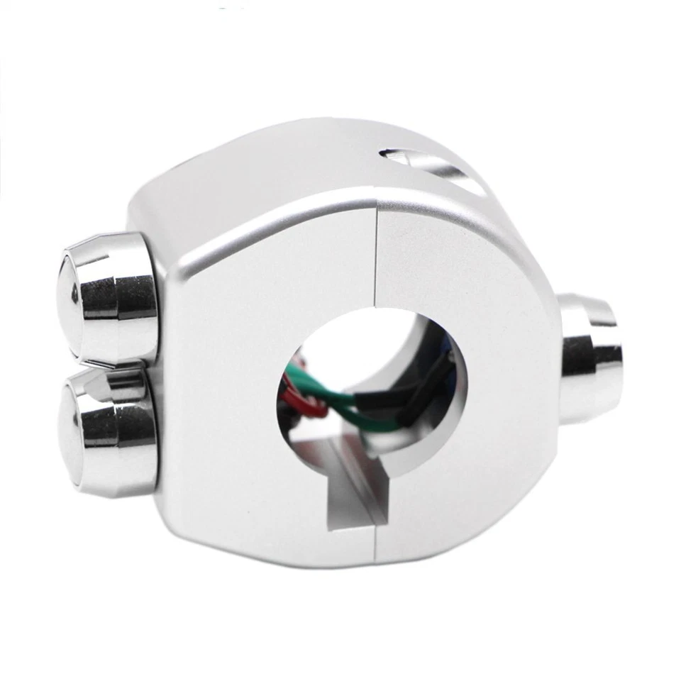 1" 25mm Switch Motorcycle Handlebar Button Latch / Momentary Cafe Racer Custom - Image 2 of 4