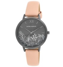 Laura Ashley Womens 35mm Owain Diamond Dial Strap Watch La2082