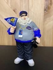 2005 Trevo Jimmie Johnson #48 Santa w/ Ticket Figure Christmas Nascar 8" 