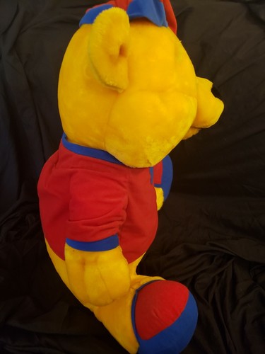 Huge Rare vintage Winnie The Pooh Bear Sleep Shirt Hat Stuffed Animal plush - Picture 6 of 8