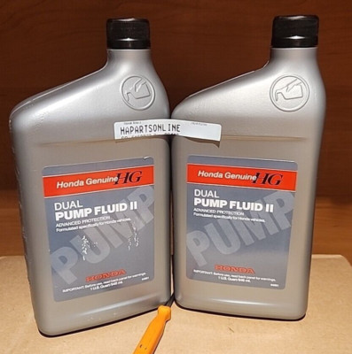 2X Honda OEM Dual Pump Fluid II DPSF DPSF II NEW SEALED 08200-9007