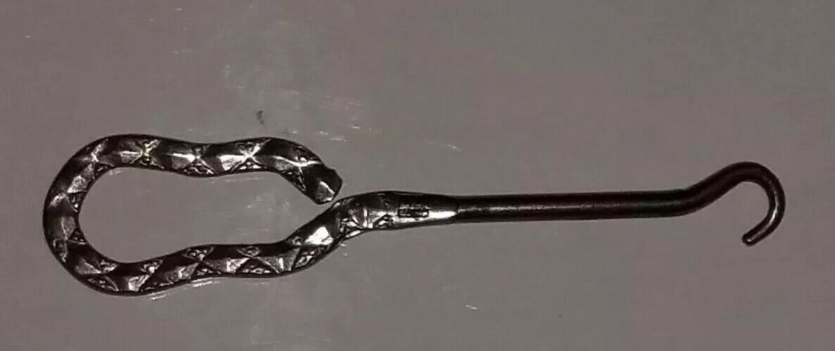 Antique Accessory Boot Lacing Hook Decorative Det… - image 1