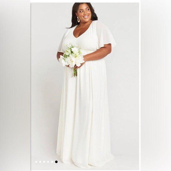 Show Me Your MUMU Emily Empire Maxi Dress White Flare Short Sleeve Size 1X | eBay Show Me Your MUMU Emily Empire Maxi Dress White Flare Short Sleeve Size 1X | eBay