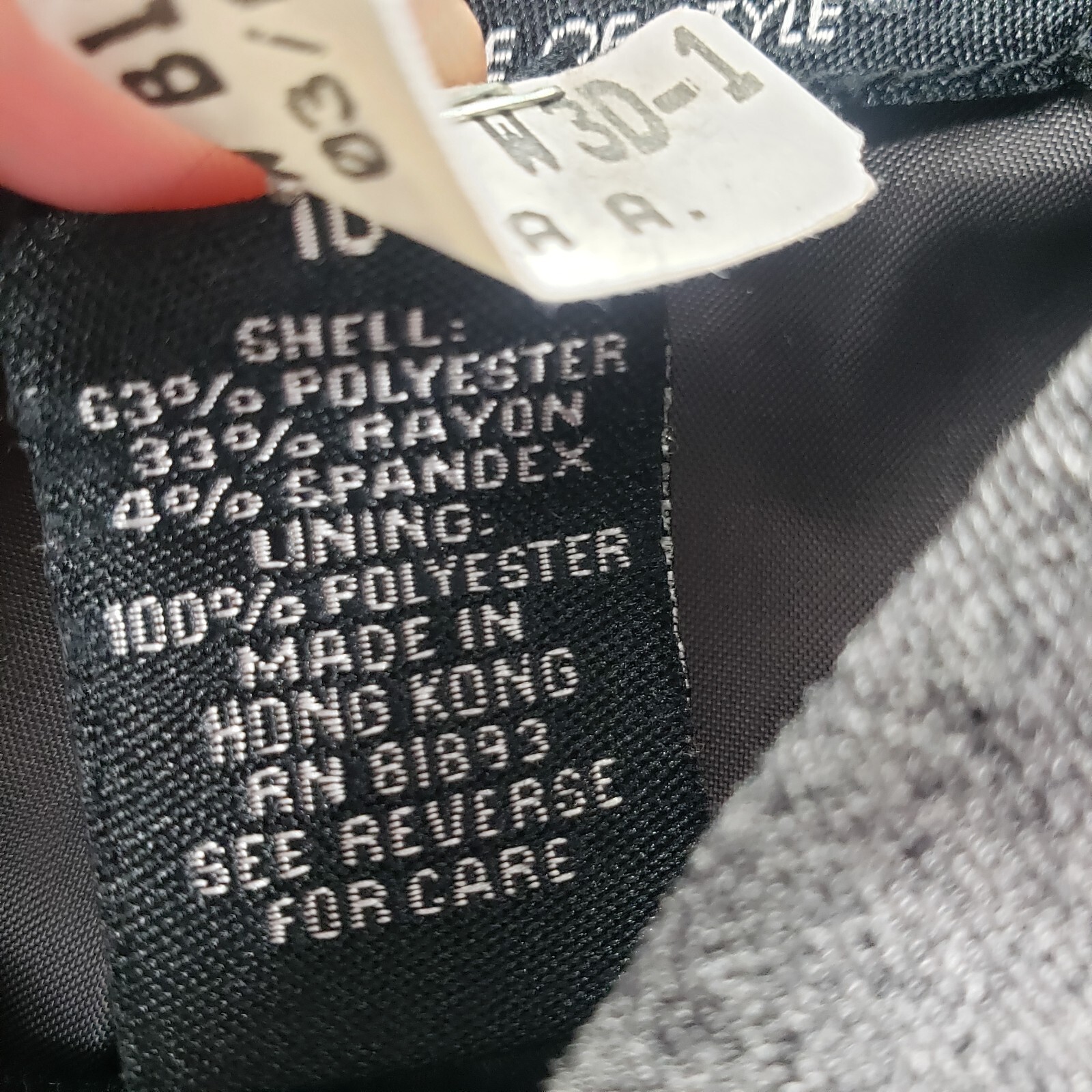 Dialogue Gray Toggle Button Up Jacket Blazer Wome… - image 5