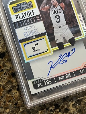 Keyonte George 2023 Panini Contenders Playoff Ticket Autograph #d 