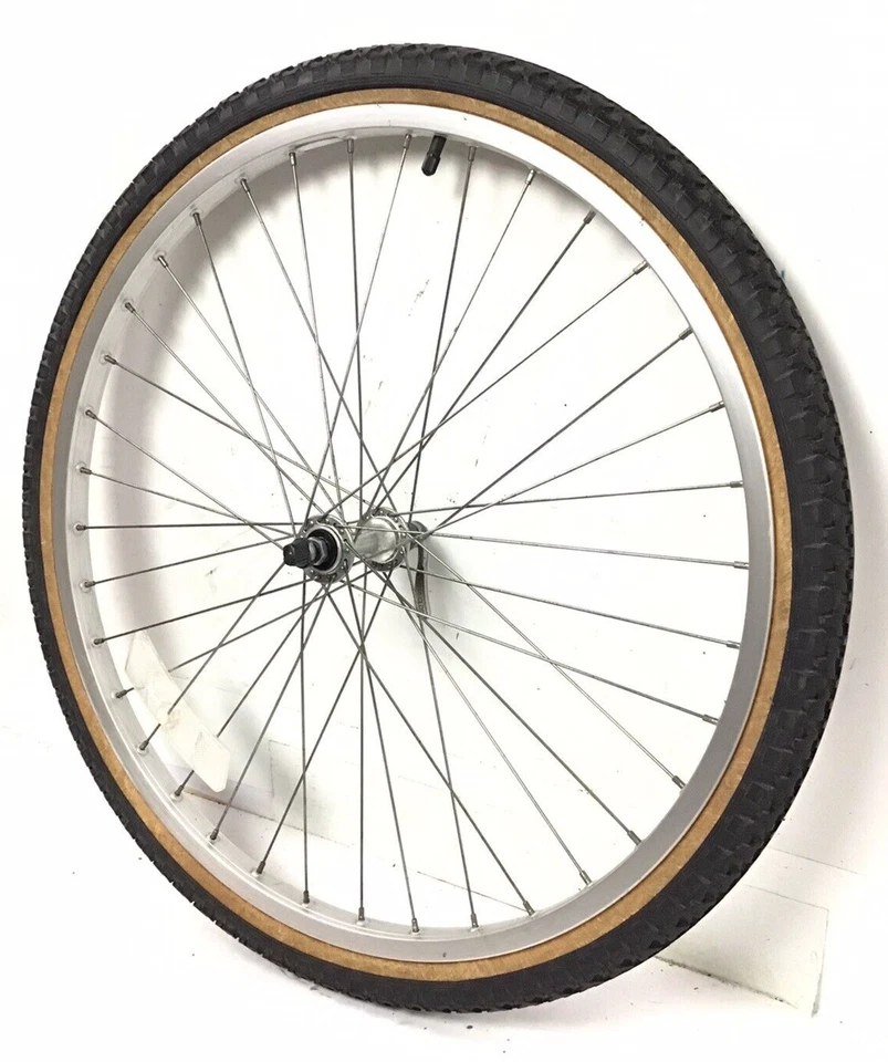 Araya 26 Zoll Fahrrad Vorderrad Alufelge Suzue Nabe Schnellspanner Mountainbike #J74