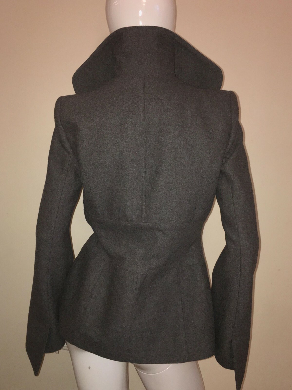 LLOYD KLEIN Paris SCULPTED RUNWAY JACKET COAT SIZE SMALL VERY CHIC AUTH. image 6