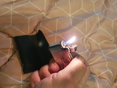 Ronson Varaflame Feuerzeug + Etui überholt