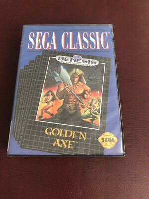 Golden Axe (Sega Genesis, 1992) Game And Manual Classic -Not Tested- As Is