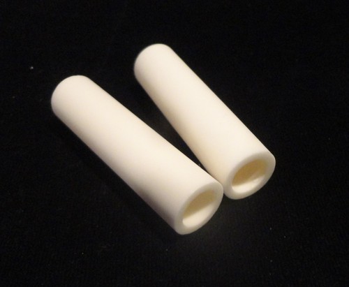 LOT OF TWO 0.575" OD x 2.190” HIGH PURITY ALUMINA CERAMIC TUBE No.: 195 - Picture 3 of 11