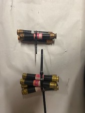 Lot of 9 Fusetron FRS-R-10, FRS-R-12 Dual Element Time-Delay Fuse 10A 600V