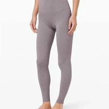 Lululemon Align Pant 28" Heathered Lunar Rock Size 6 Nulu Yoga Leggings Workout
