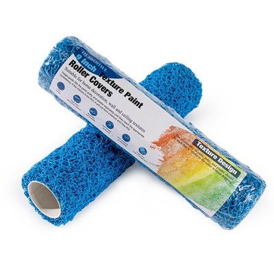 9 Inch Textured Paint Roller Covers, Texture Roller for Drywall Mud, 2 Pack