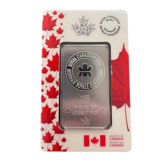 Canada RCM 2025 Royal Canadian Mint 1oz .9999 Silver Bar