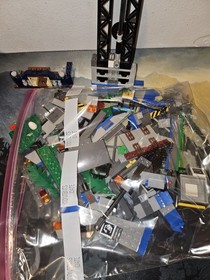 Huge LEGO Jurassic World Set Lot Open with Minifigs and All Parts