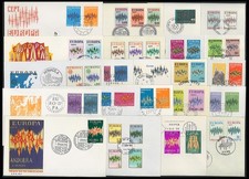 Collection année complète 22 FDC "EUROPA CEPT 1972" 22 pays avec ANDORRE ESPAGNO